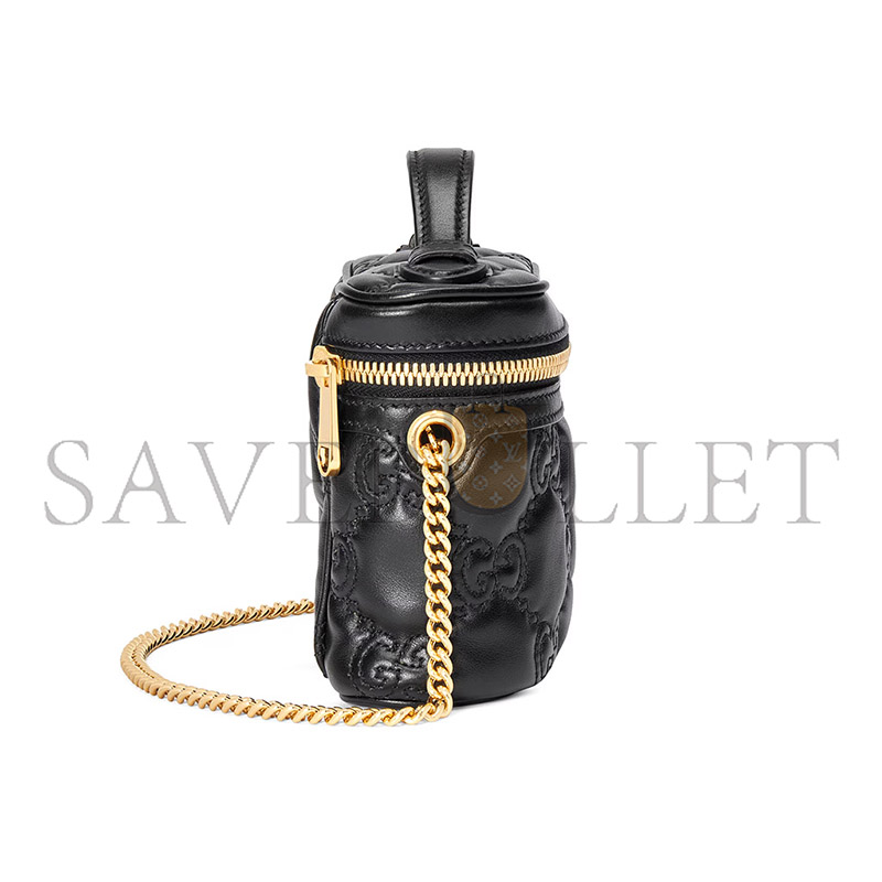 GUCCI GG MATELASSÉ TOP HANDLE MINI BAG 723770 (16*10.5*5cm)